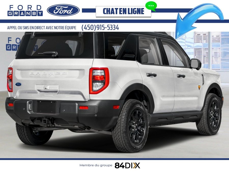 Ford Bronco Sport Badlands 4x4 2026 Blanc Oxford