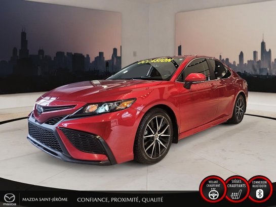 2021 Toyota Camry SE | AWD | CUIR | TOIT OUVRANT | Red