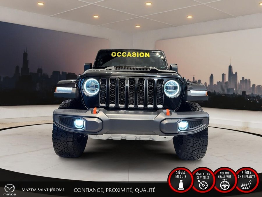 Jeep Gladiator Mojave | DEUX TOITS | CUIR | GROS PNEUS | 2021 Noir