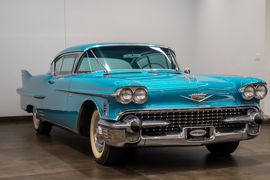 Cadillac Series 62 1958 Bleu Montréal - photo #3