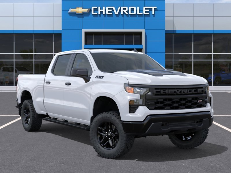 2026 CHEVROLET Silverado 1500 Custom Trail Boss cabine multiplace 4RM 157 po SUMMIT WHITE Gatineau - photo #6