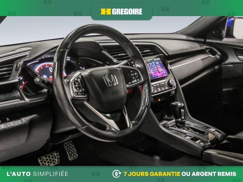 Honda Civic 822259 | Sport AUTO AC CUIR TOIT GR ELECT MAGS CAM RECUL BL 2019 Bleu Laval - photo #11