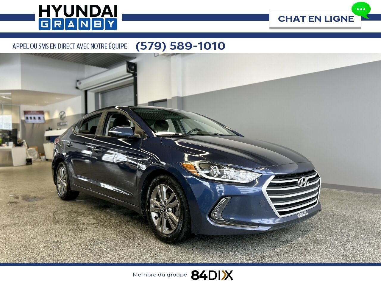 2018 Hyundai Elantra Blue Granby - photo #0