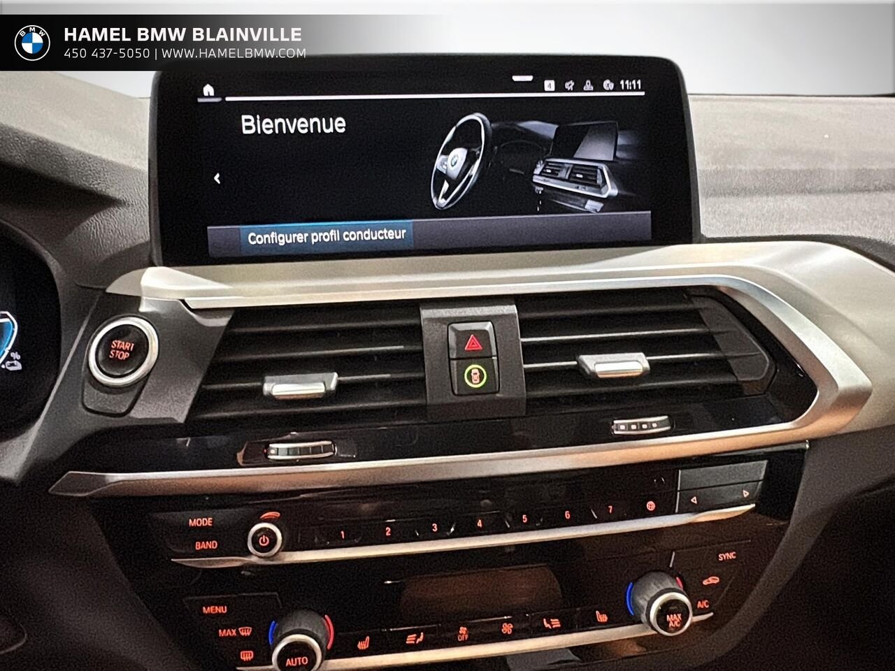 2020 BMW X3 X3 xDrive30e hybride rechargeable White Blainville - photo #13
