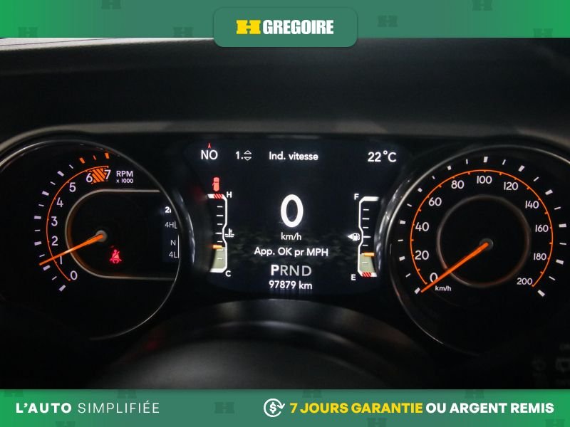 Jeep Wrangler 821038 | Unlimited Sport 80th Anniversary 4WD AUTO A/C MAGS 2021 Gris Laval - photo #10
