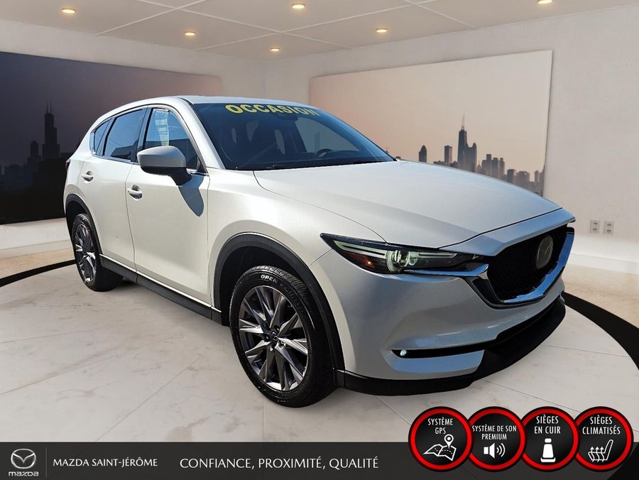 Mazda CX-5 GT | TOIT OUVRANT | CUIR | AWD | 2019 Blanc