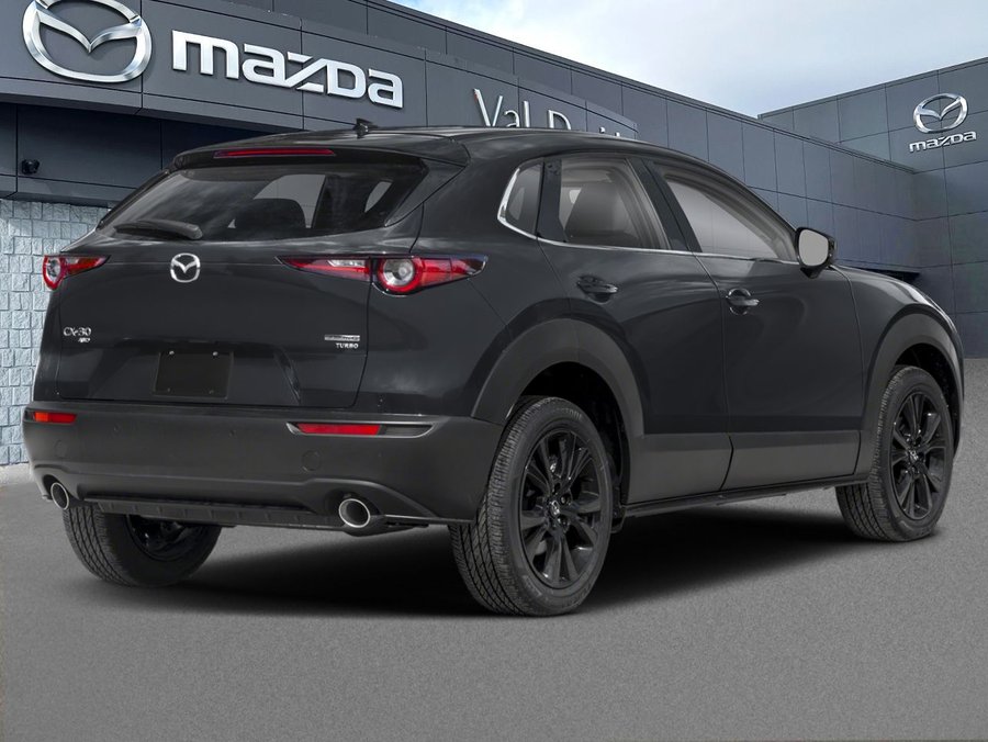 Mazda CX-30 GT turbo, awd, toit ouvrant, Écran 360 degré, Navigation, chargeur sans fil pour cellulaire 2025 Noir de jais mica