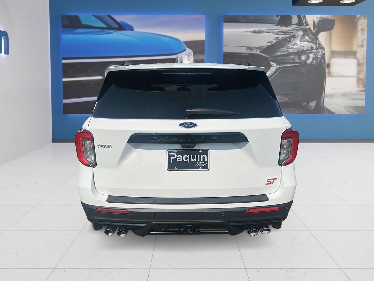 Ford Explorer 2024 Blanc Rouyn-Noranda - photo #2