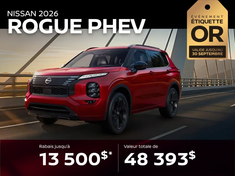 Promo Nissan Rogue PHEV