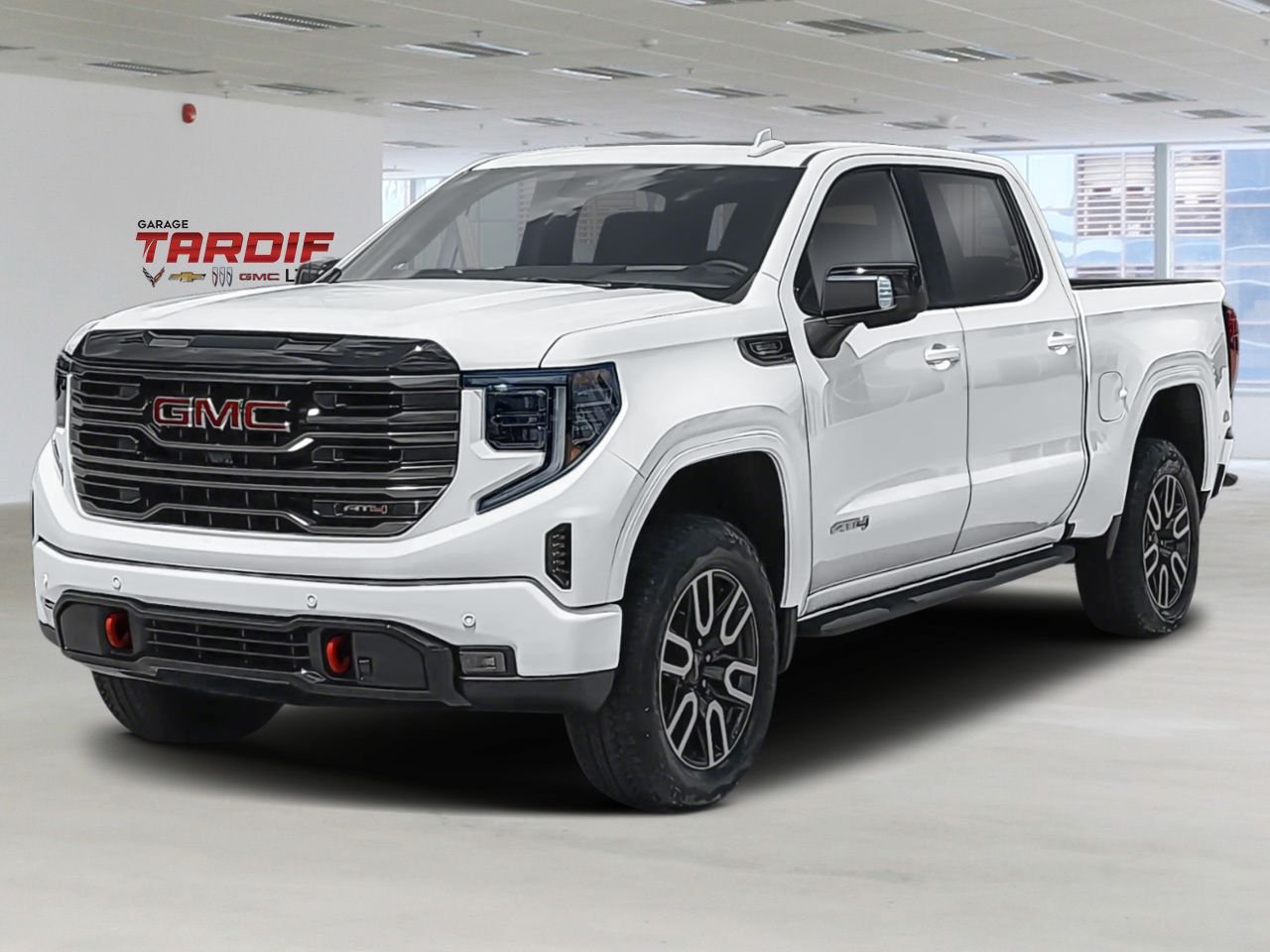 GMC Sierra 1500 AT4 cabine multiplace 4RM 157 po 2026 Blanc sommet Amos - photo #0