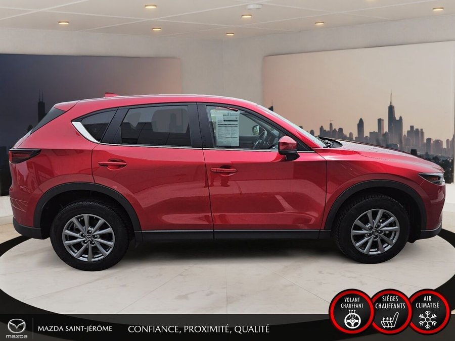 2025 Mazda CX-5 GS | CUIR | AWD | MAGS | Red