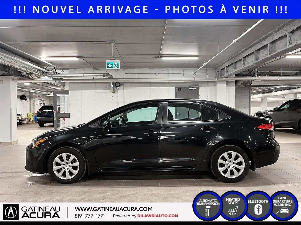 Toyota Corolla LE 2020 Noir Ottawa & Gatineau - photo #8