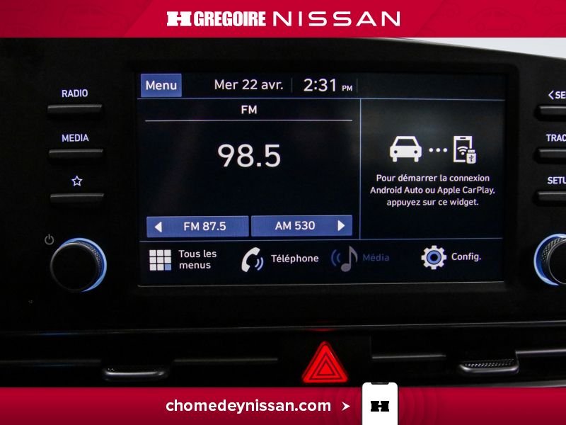 Hyundai Elantra CF7190 | Preferred * Caméra * Bluetooth * Cruise * 2023 Noir Laval - photo #15