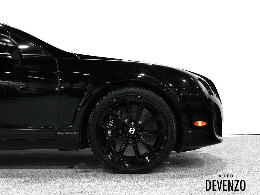 2010 Bentley Continental Supersports AWD W12 621hp 2010 Black