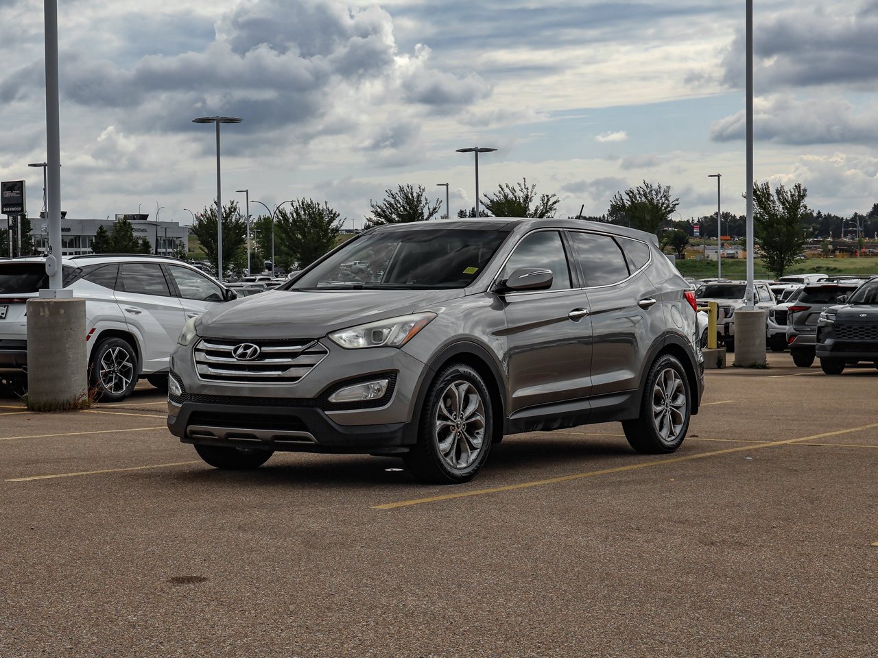 2013 Hyundai Santa Fe AWD 4dr 2.0T Auto Limited Grey Sherwood Park - photo #3
