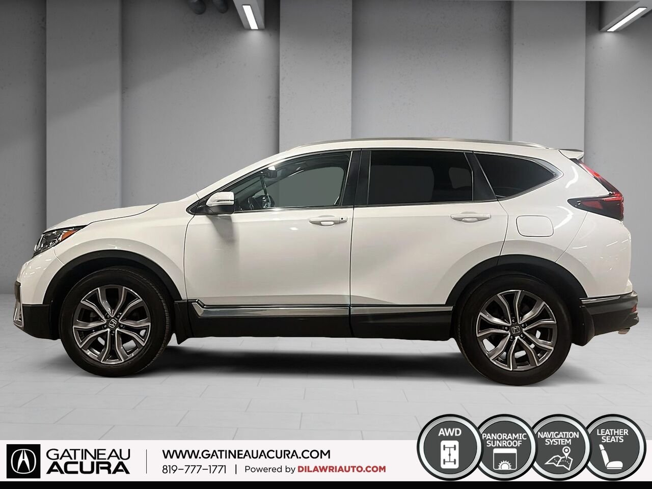 2020 Honda CR-V Touring AWD White Gatineau - photo #18