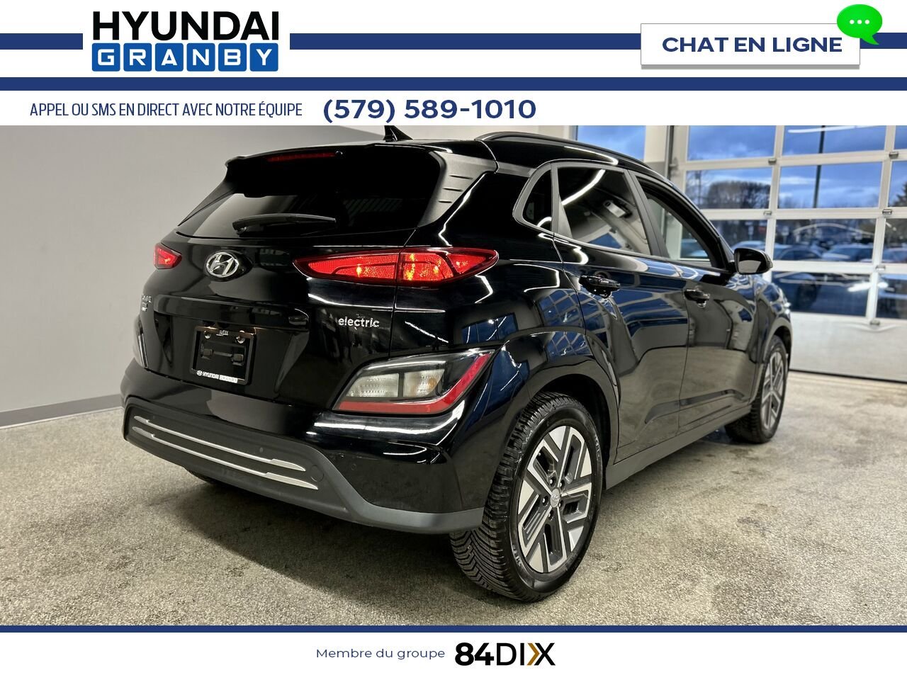 2023 Hyundai Kona Electric Black Granby - photo #6