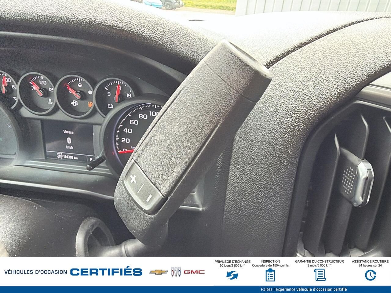 GMC SIERRA 1500 cabine double 4RM 147 po 2019 Argent Montmagny - photo #14