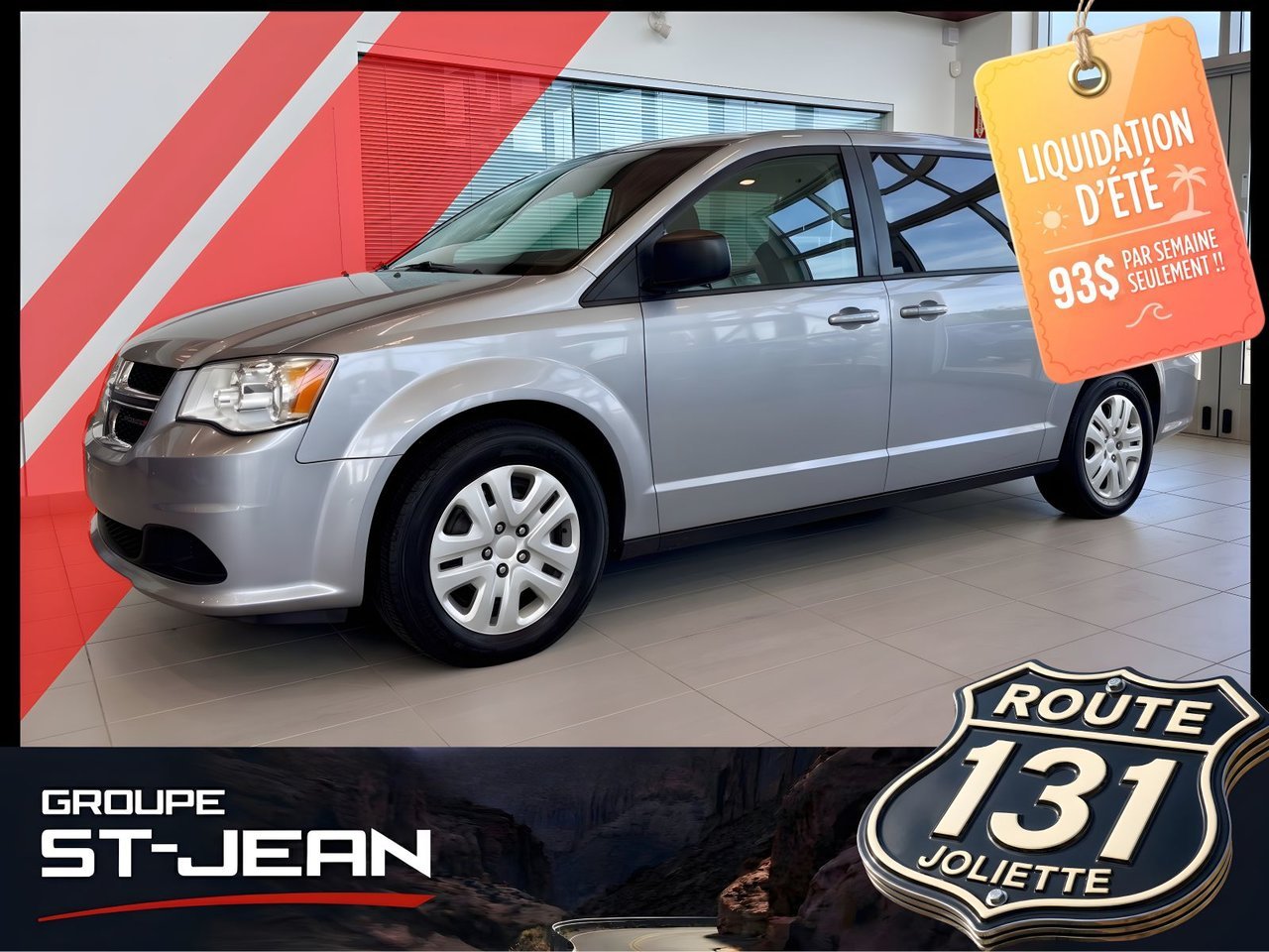 Dodge Grand Caravan 2019 Gris Notre-Dame-des-Prairies - photo #0