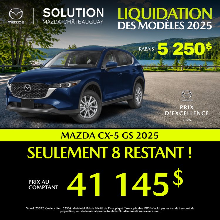 Solution mazda promo JUIN CX 5 GS 2025 FR