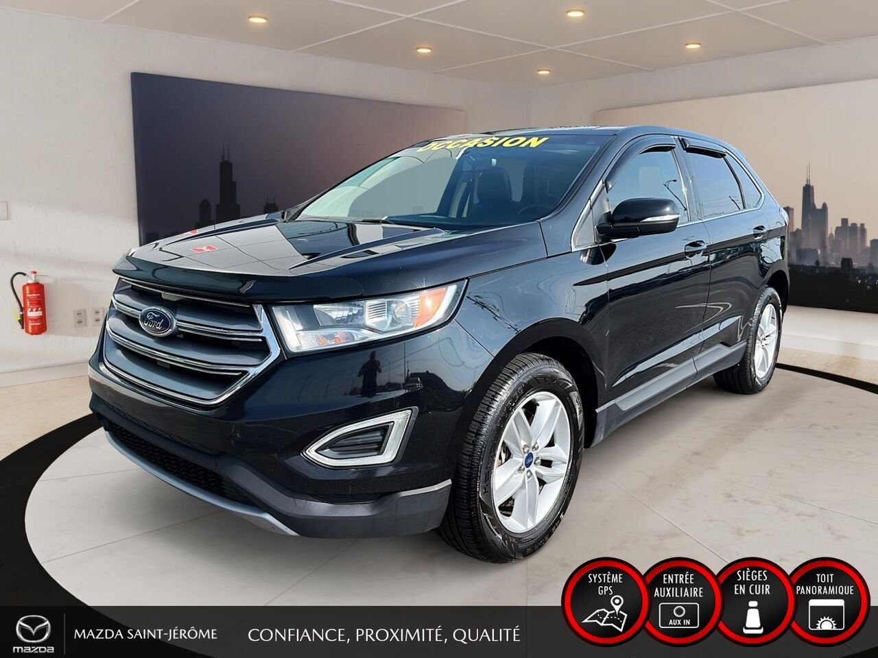 2018 Ford Edge Black Ste-Agathe des Monts - photo #0