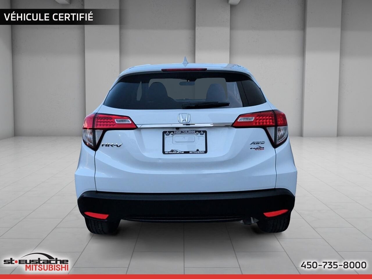 2019 Honda HR-V White Saint-Eustache - photo #2