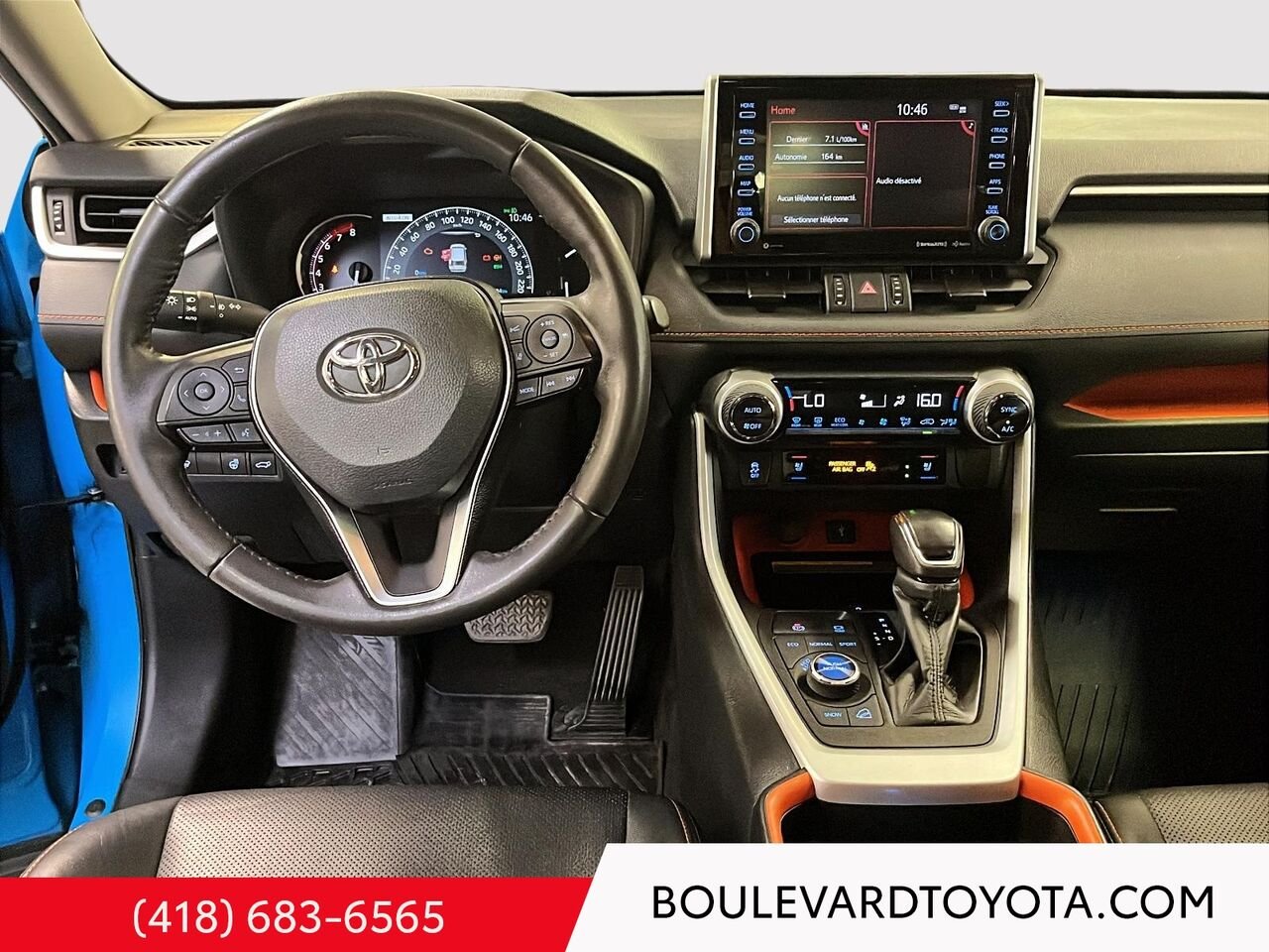 Toyota RAV4 98324A-23 | TRAIL, AWD 2021 Bleu Québec - photo #17