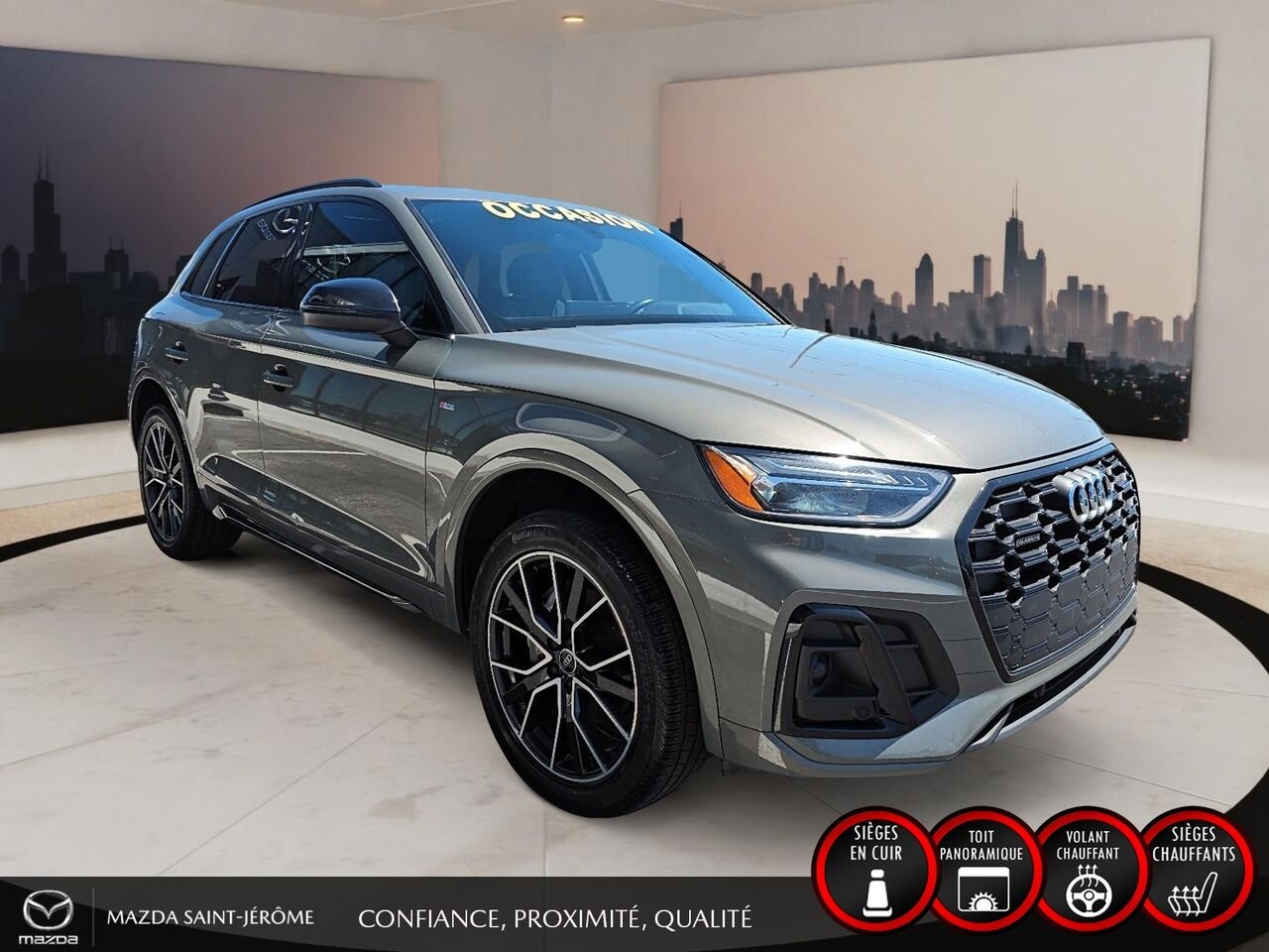 2023 Audi Q5 Progressiv 45 TFSI quattro Grey Saint-Jérôme - photo #3