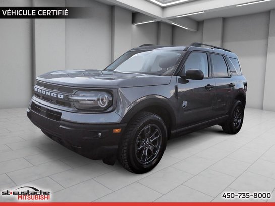 2022 Ford Bronco Sport Big Bend 4X4-GPS-BANC CHAUFFANT-CARPLAY/ANDROID AUTO Grey