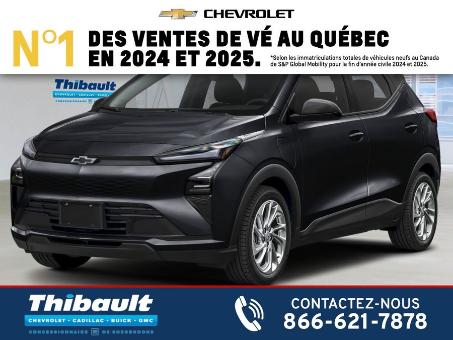 CHEVROLET Bolt Traction avant 4 portes LT 2027 NOIR MOSAIQUE METALLISE