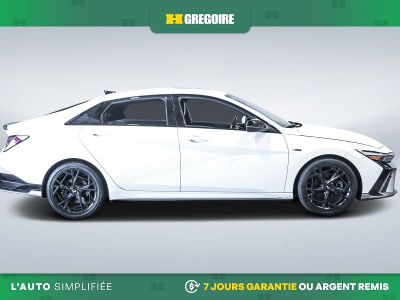 Hyundai Elantra 729693 | N Line Ultimate AUTO AC CUIR TOIT NAV GR ELEC MAGS 2025 Blanc Laval - photo #10