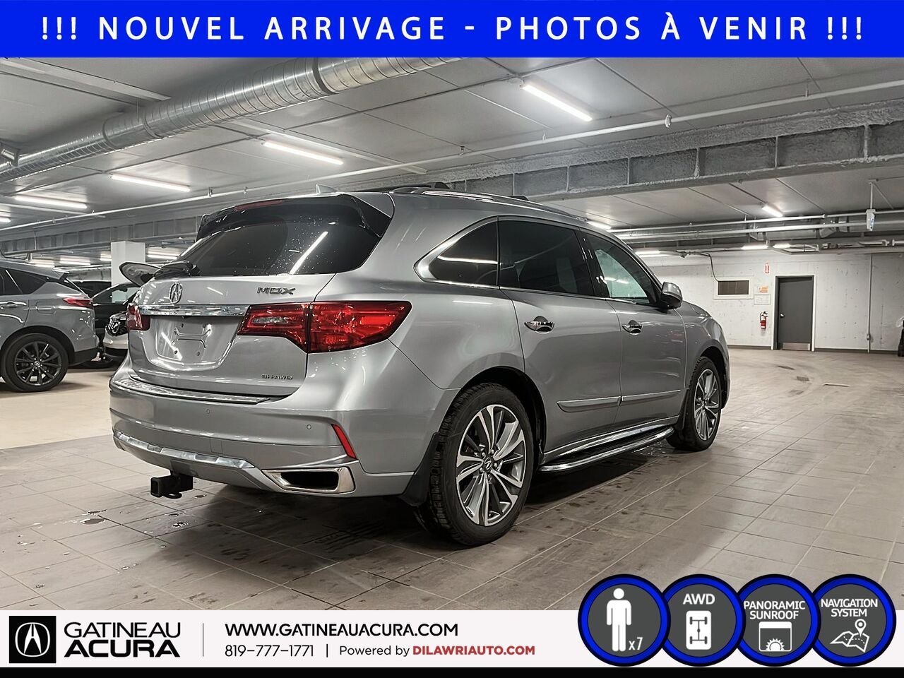 Acura MDX Élite SH-AWD 2017 Argent Gatineau - photo #4