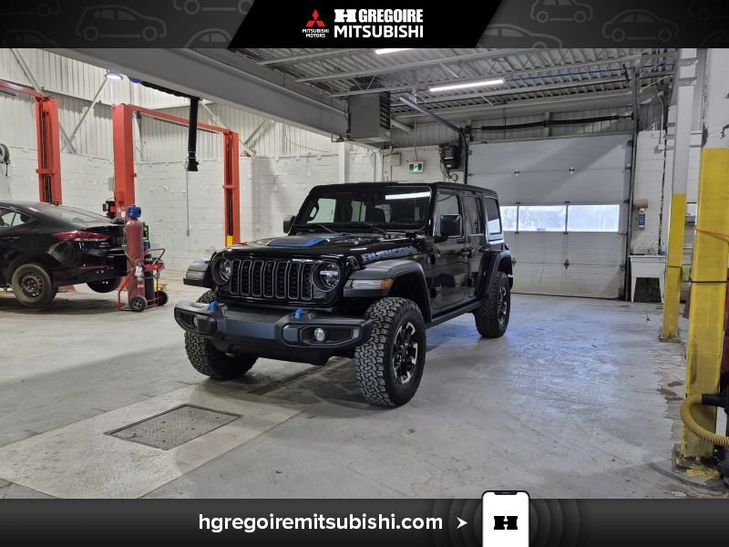 Jeep Wrangler MH4355 | Rubicon Hybride * 4x4* Mags * Camera * Carplay * 2024 Noir Laval - photo #2