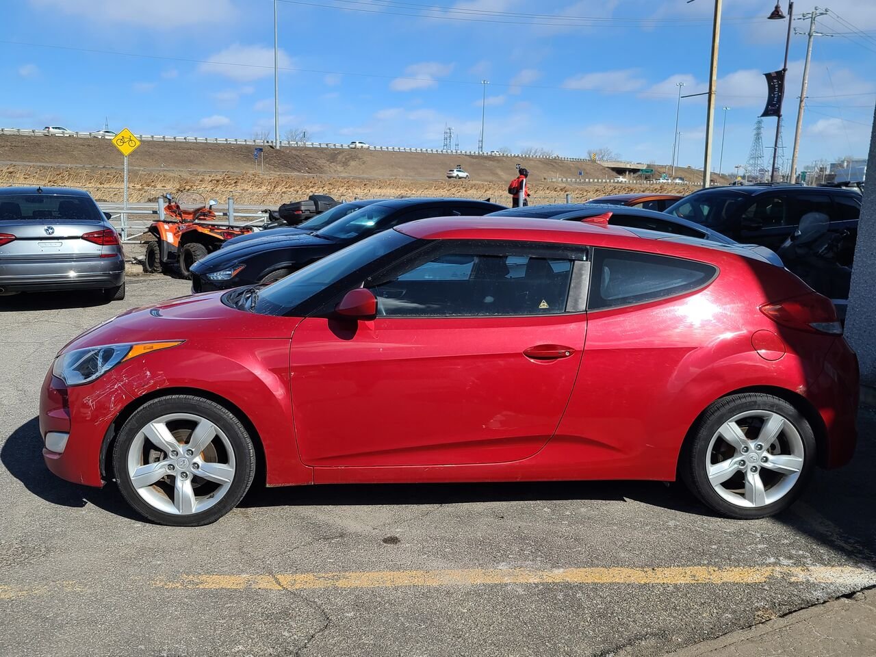 Hyundai Veloster 2012 Rouge Longueuil, - photo #3
