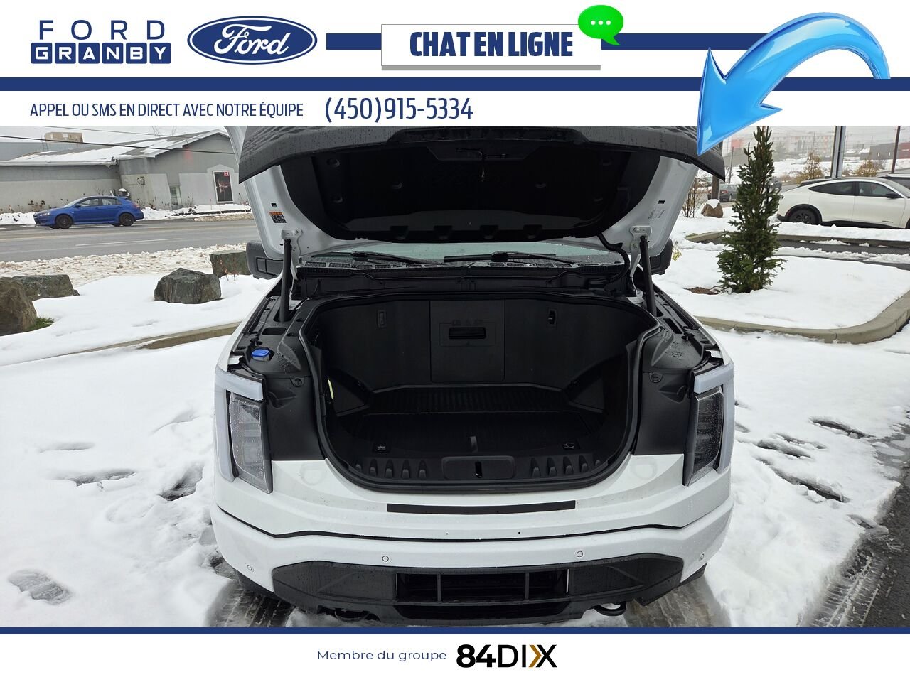 Ford F-150 Lightning 2024 Blanc Granby - photo #21