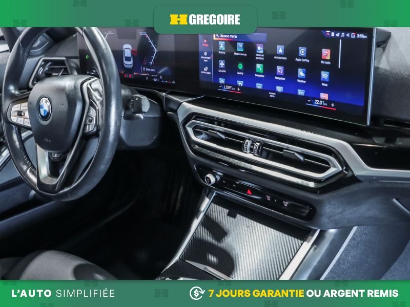 BMW 330I 724500 | 330I XDRIVE AWD AUTO A/C CUIR TOIT NAV GR ELECT MA 2023 Blanc Laval - photo #24