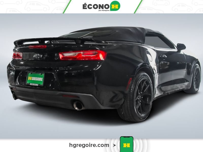 Chevrolet Camaro 821083 | 1LT CONVERTIBLE BLUETOOTH CAMÉRA MAGS 2017 Noir Laval - photo #6