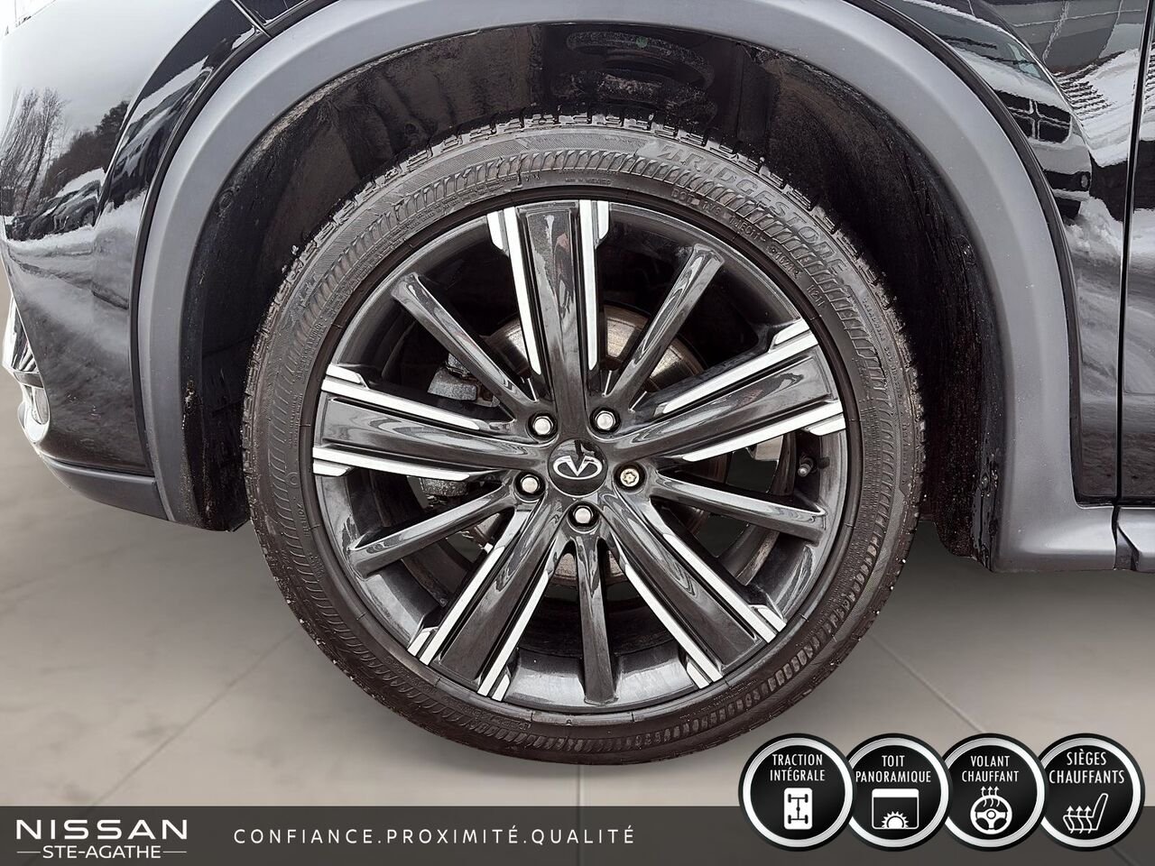 2022 INFINITI QX50 Black Sainte-Agathe-des-Monts - photo #6