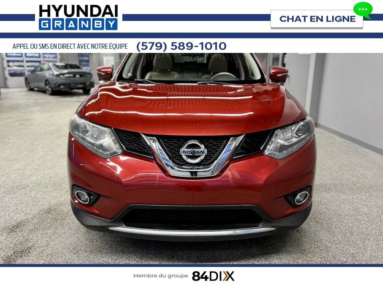2014 Nissan Rogue Red Granby - photo #2