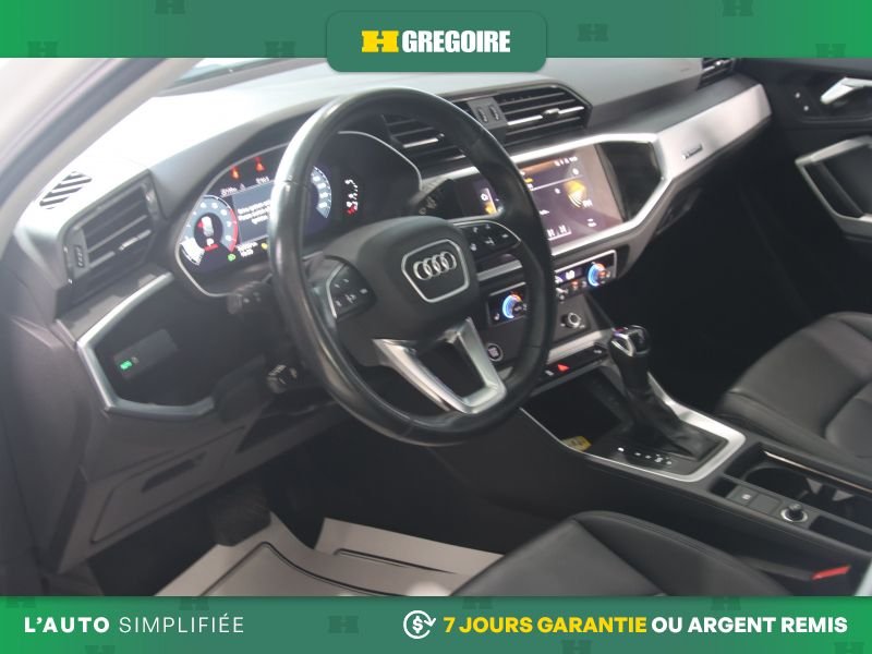 Audi Q3 822338 | Komfort AWD AUTO A/C MAGS CUIR TOIT CAM RECUL BLUE 2022 Blanc Laval - photo #21