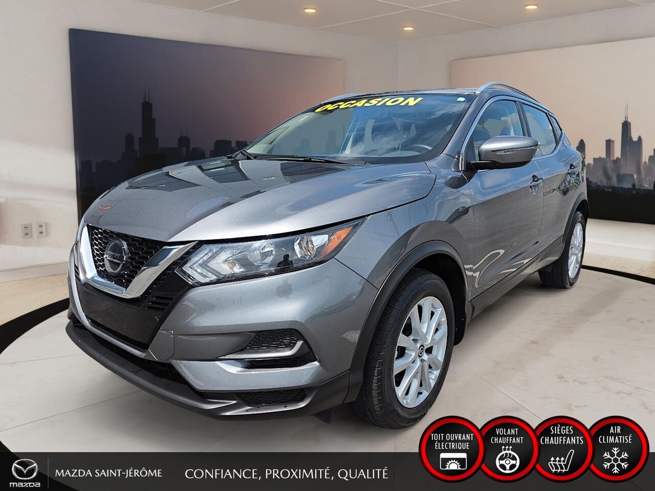 Nissan Qashqai SV | AWD | TOIT OUVRANT | MAGS | 2022 Gris Saint-Jérôme - photo #0
