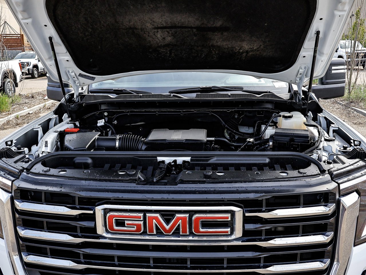 2024 GMC Sierra 3500HD 4WD Reg Cab 142 SLE White Sherwood Park - photo #8