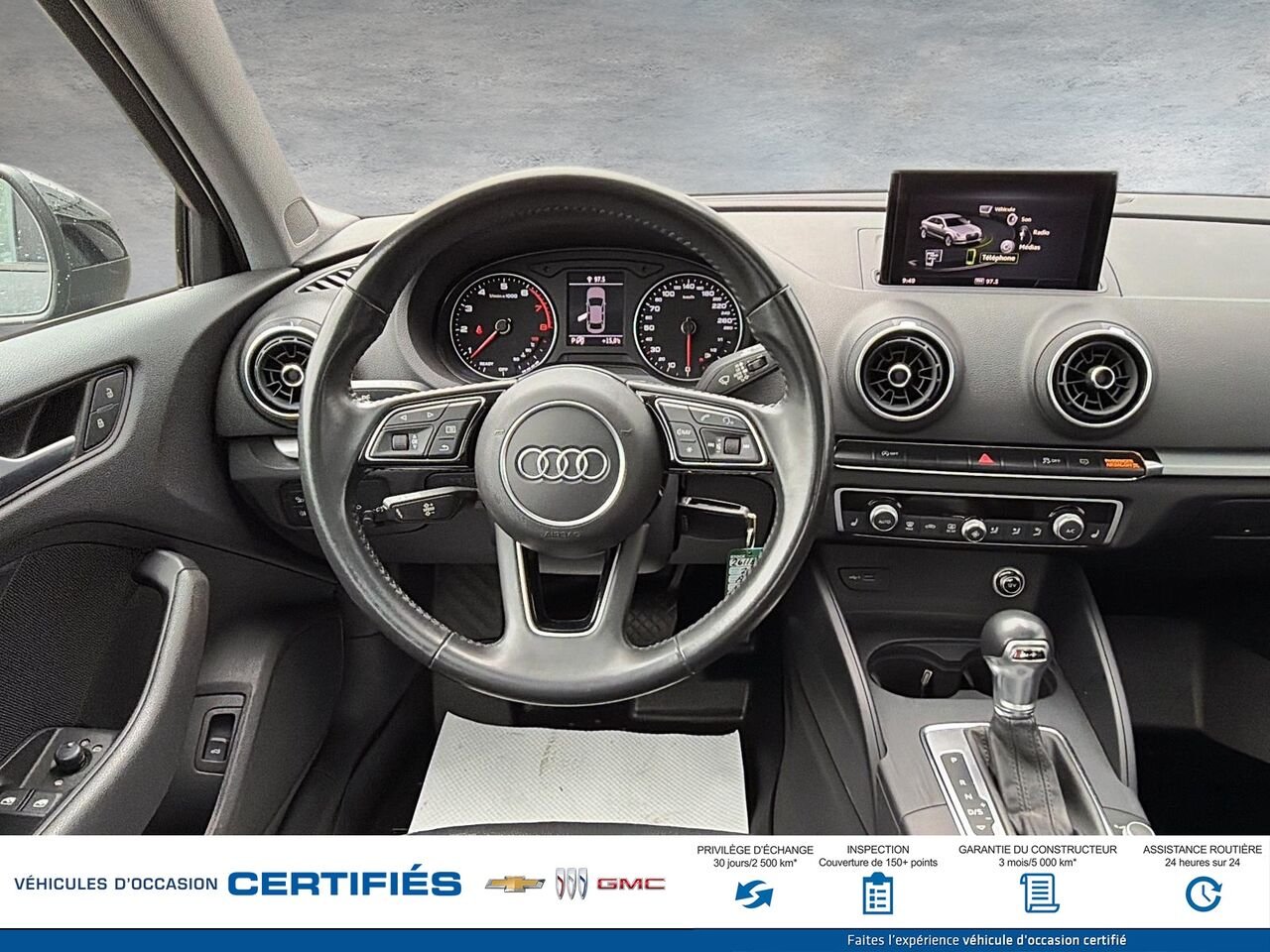 2019 AUDI A3 Komfort 45 TFSI quattro Black Montmagny - photo #8