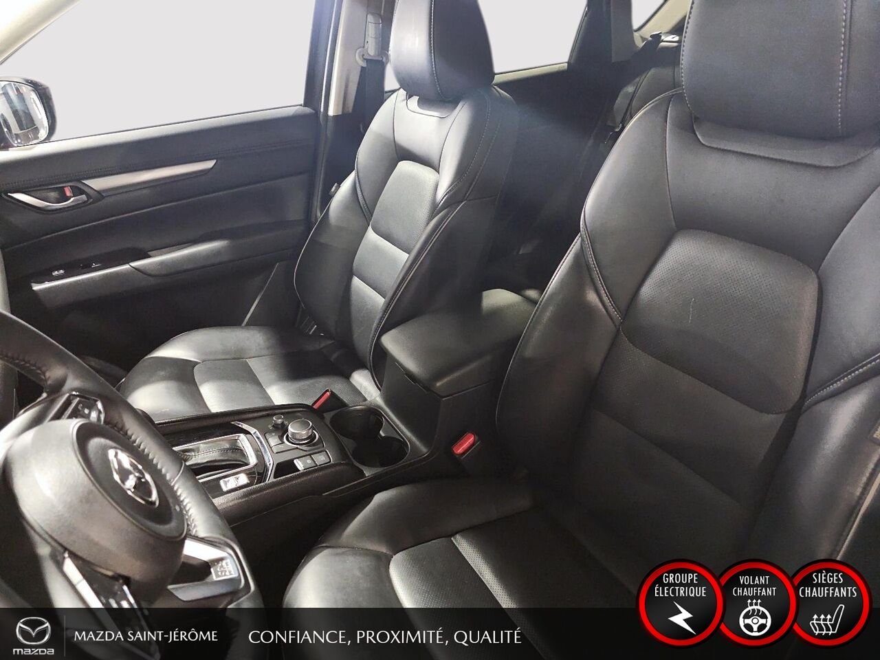 2025 Mazda CX-5 GS | CUIR | AWD | MAGS | Red Saint-Jérôme - photo #17