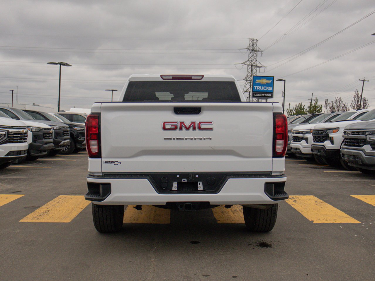 2024 GMC Sierra 1500 4WD Crew Cab 147 Pro White Sherwood Park - photo #8