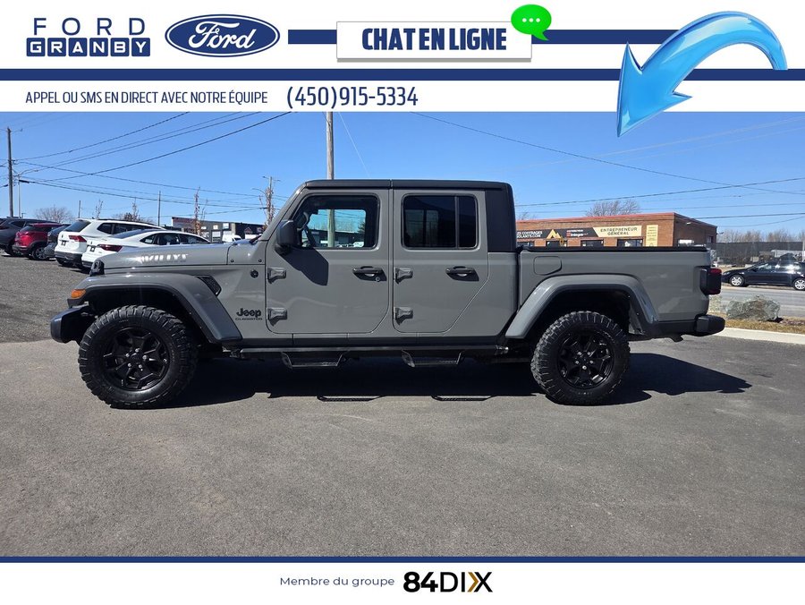 Jeep Gladiator V6 3.6L Willys 4x4 2021 Gris