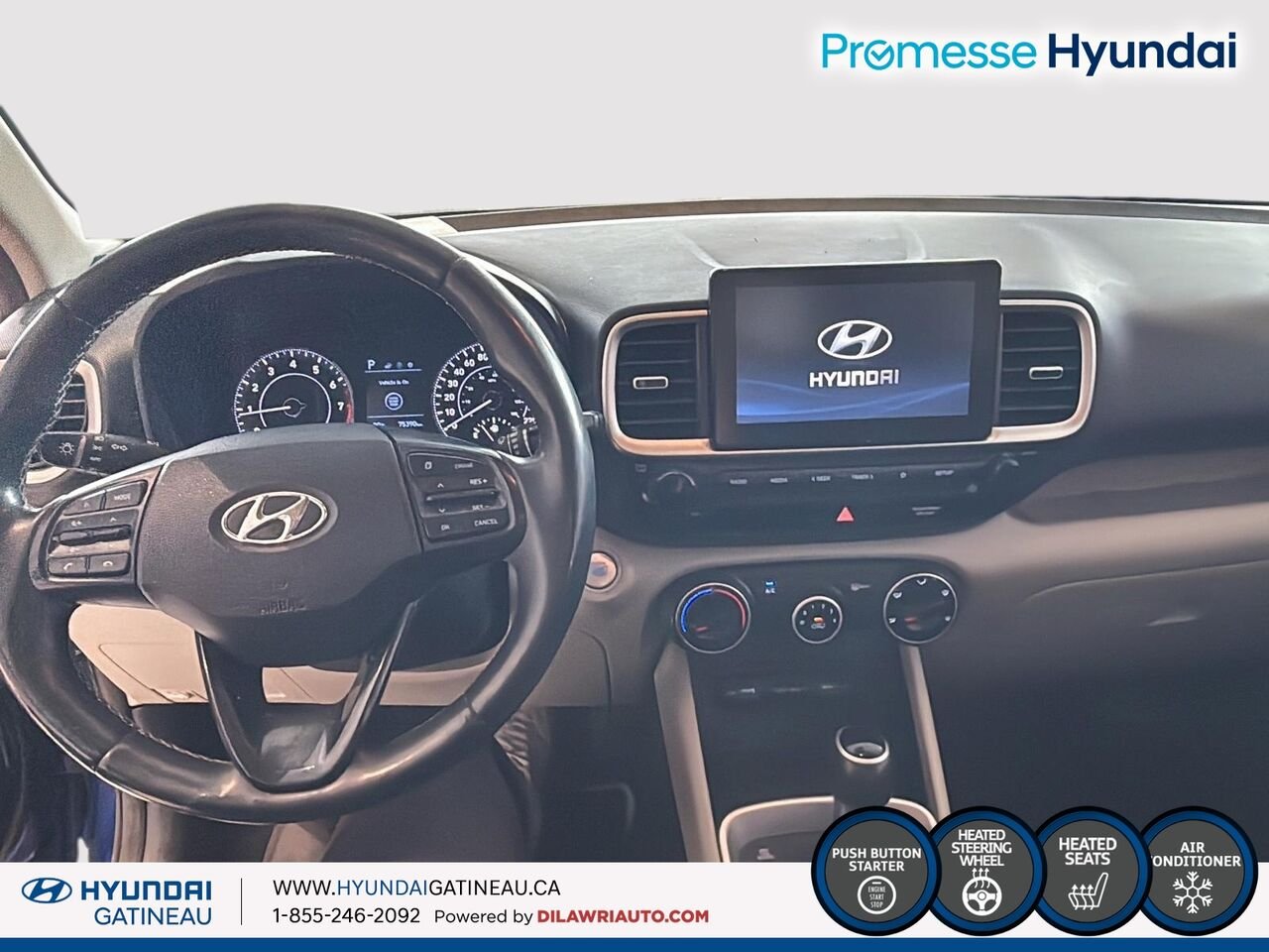 2022 Hyundai Venue Blue Gatineau - photo #7
