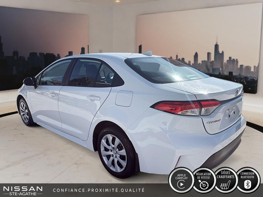 Toyota Corolla LE | ECRAN 8PO | SIEGES CHAUFF. | CVT 2024 Blanc