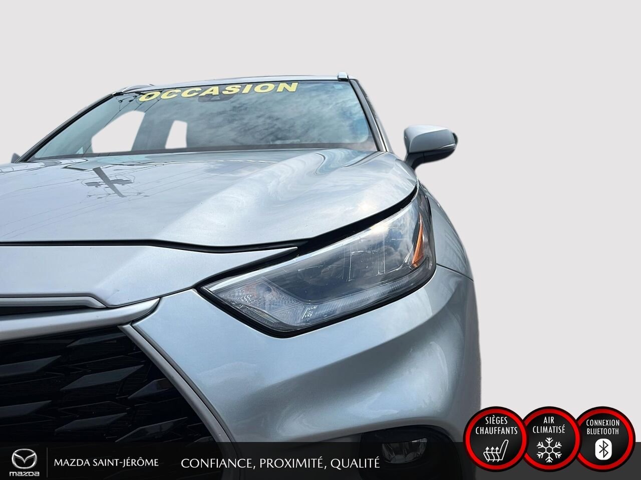2022 Toyota Highlander XLE | TOIT OUVRANT | CUIR | AWD | Silver Saint-Jérôme - photo #1
