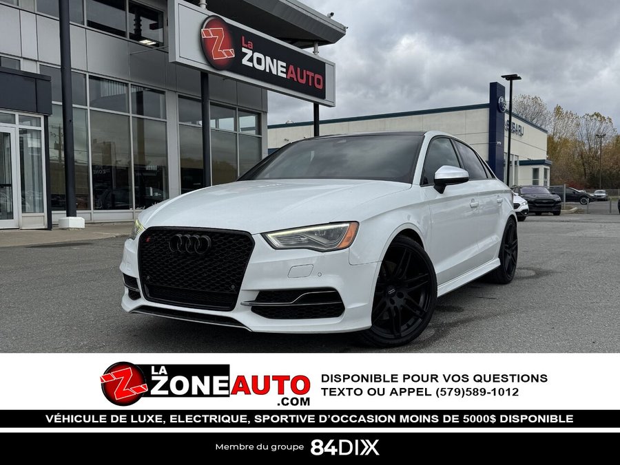 Audi S3 Technik 2015 2015 Blanc